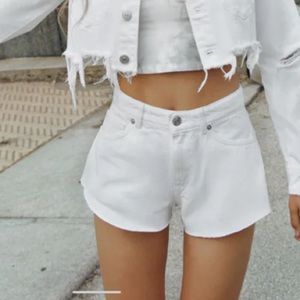 ZARA Super Curved Denim Short